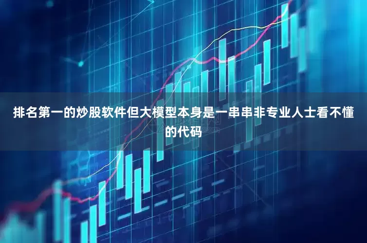 排名第一的炒股软件但大模型本身是一串串非专业人士看不懂的代码